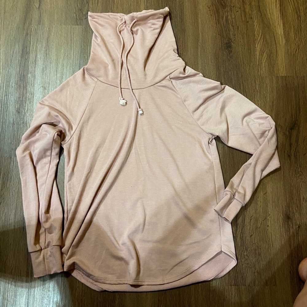 High neck sweater